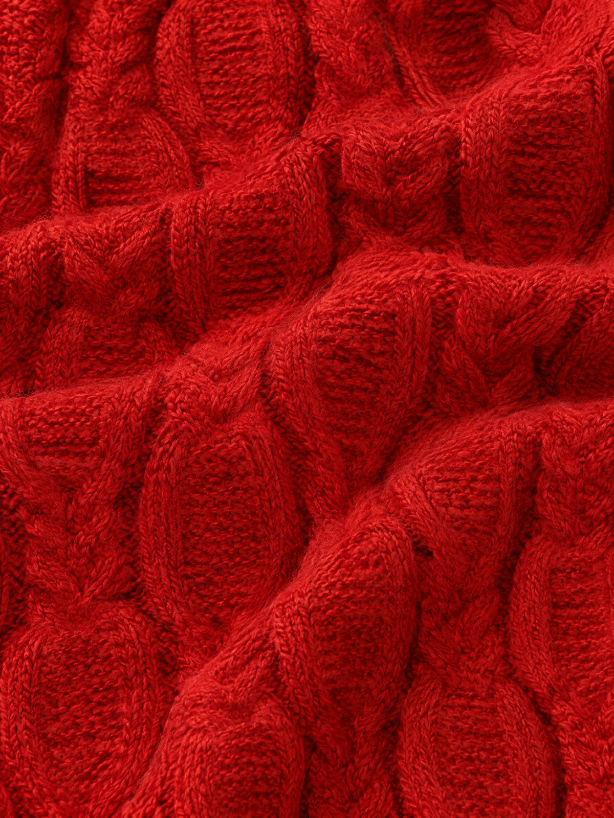 Cable Knit Crewneck Sweater