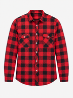 Calvin Flannel Checkered Long Sleeve Shirt