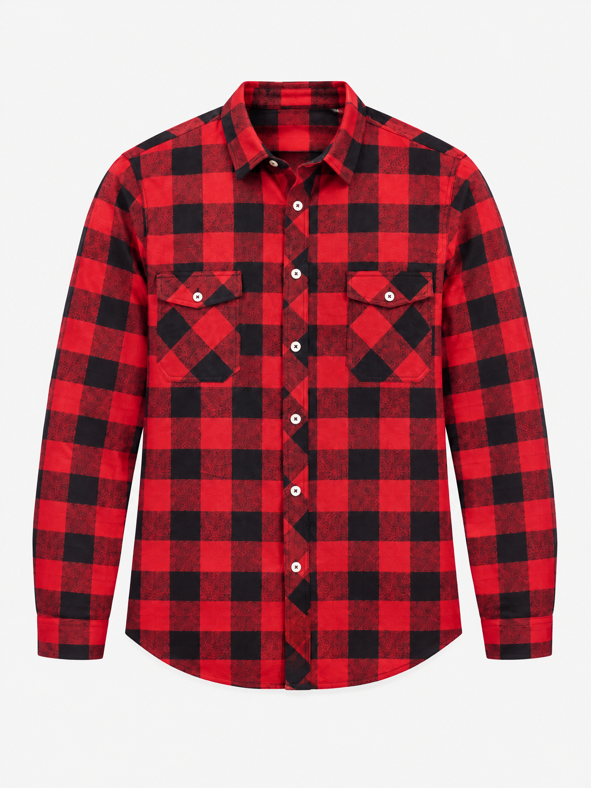 Calvin Flannel Checkered Long Sleeve Shirt