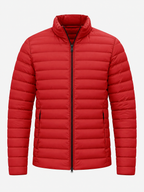 Quilted Stand Collar Puffer Jacket