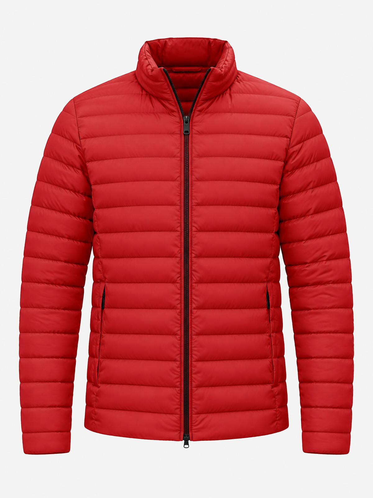 Quilted Stand Collar Puffer Jacket