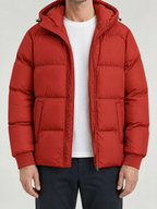 Alpine Puffer Jacket - Red