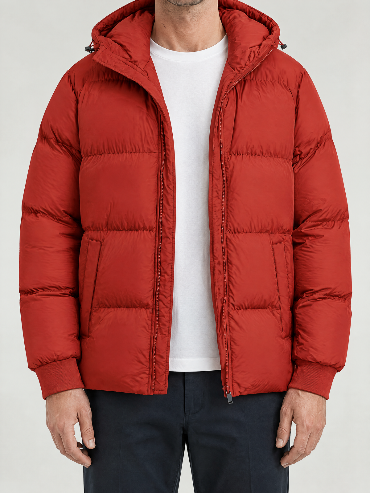 Alpine Puffer Jacket - Red