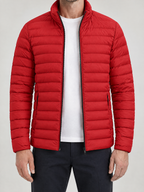 Quilted Stand Collar Puffer Jacket