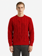 Cable Knit Crewneck Sweater