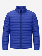 Quilted Stand Collar Puffer Jacket