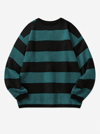 James Striped Knitted Crewneck