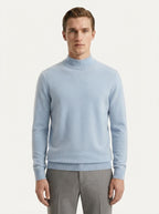 Essential Ribbed Mock Neck Sweater