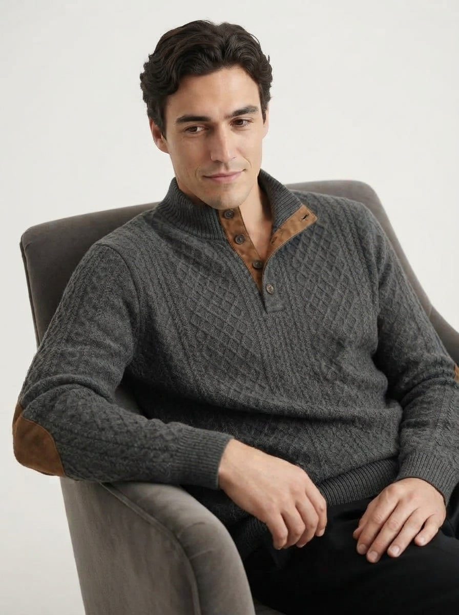 Classic High Collar Pullover