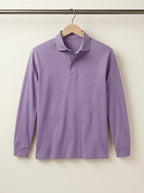 Classic Long-Sleeve Polo Shirt