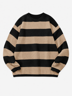James Striped Knitted Crewneck