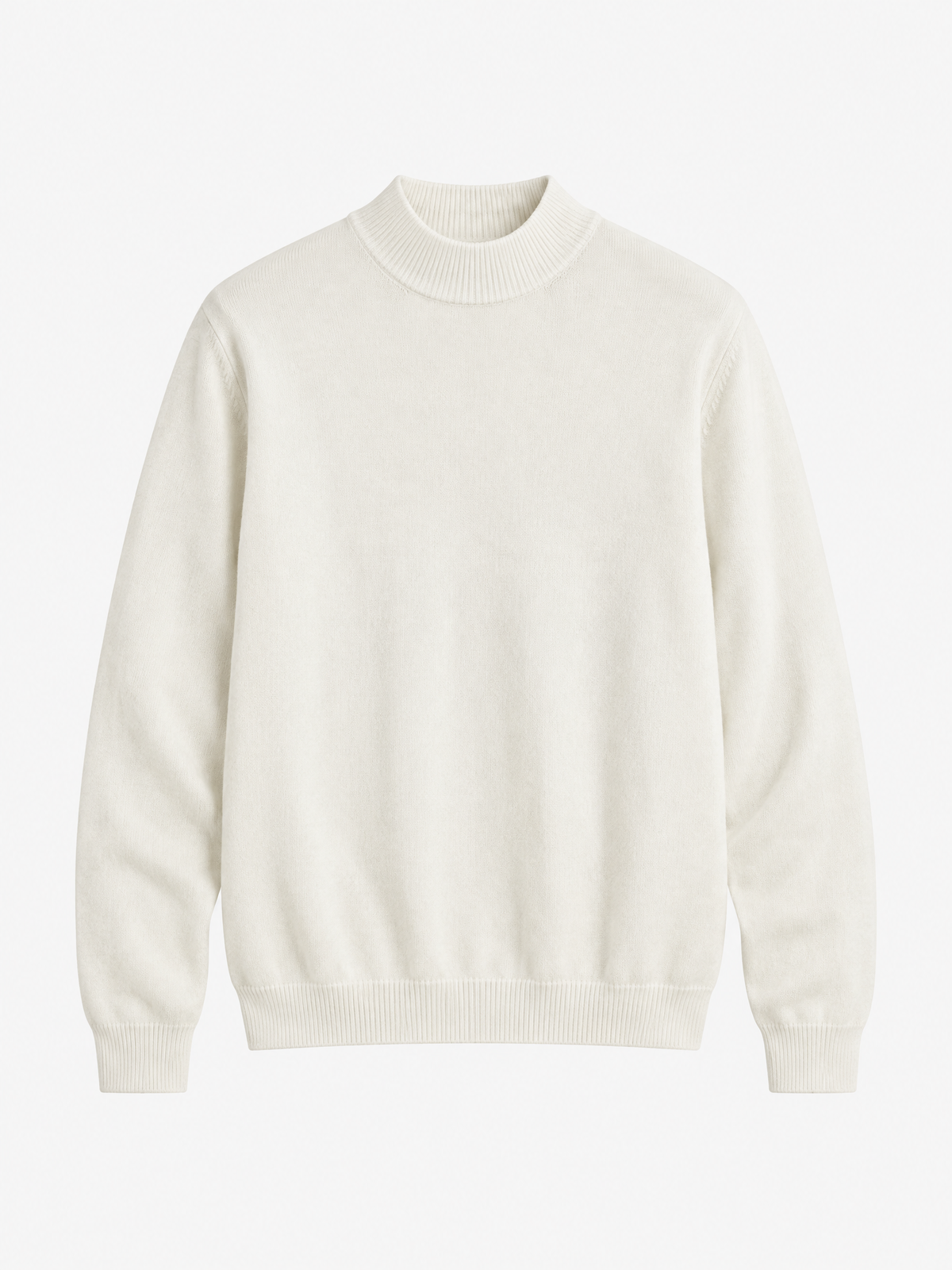 Essential Ribbed Mock Neck Sweater