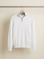 Cashmere Half-Zip Pullover Sweater