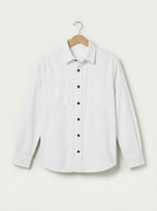 Men's Casual Corduroy Lapel Collar Overshirt