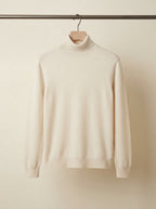 Sophisticated Wool Blend Turtleneck Sweater