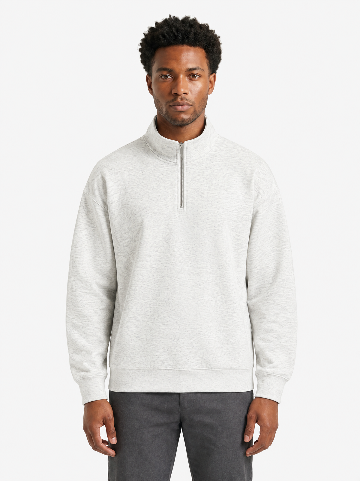 Casual Half-Zip Sweatshirt