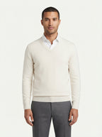 Men's Jumper Pullover V-Neck Slim Fit